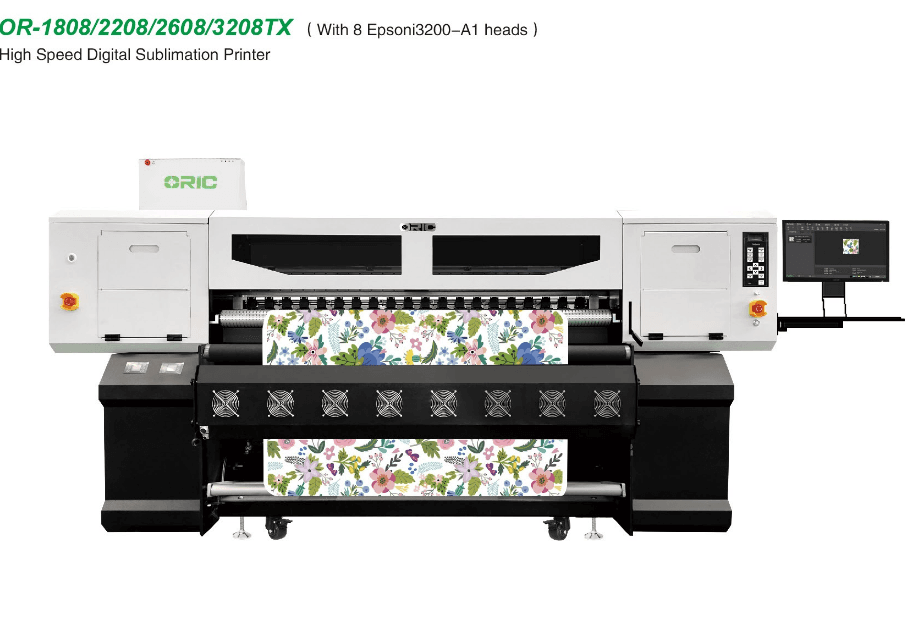 OR-3208TX Super Wide Format Industrial High-Speed Sublimation Printer
